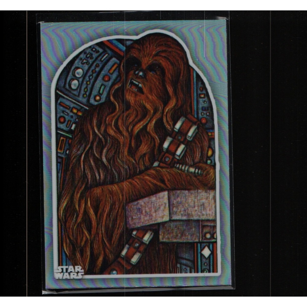 2023 Topps Star Wars Chrome ROTJ 40th Chewbacca #ROJ40-4 Insert Card